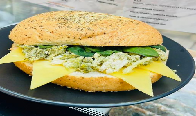 Pesto Chicken Foccacia