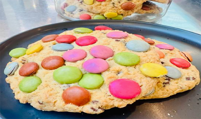Smarty M&M cookie