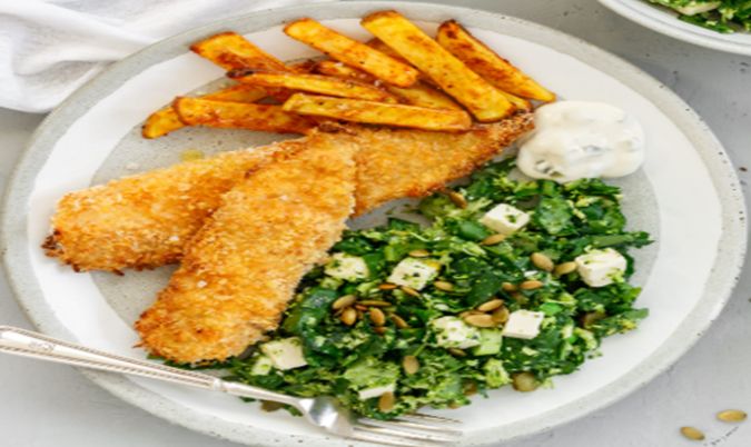 Fish, Chips and Salad A