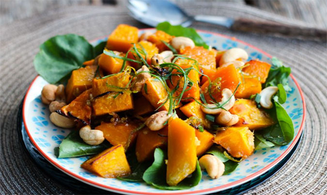 Pumpkin and Cashew Salad