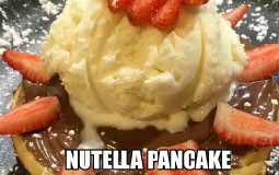 Nutella & Strawberry Pancake