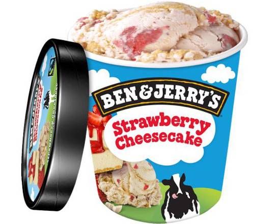 Ben and Jerry 485 gm - Strawberry Cheese Cake