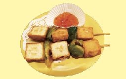Fish Tofu Skewers