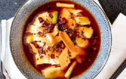 Chicken in Szechuan Style soup with Rice
