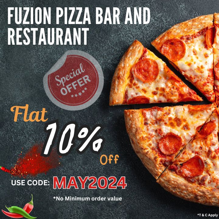 Fuzion Pizza Bar and Restaurant Menu